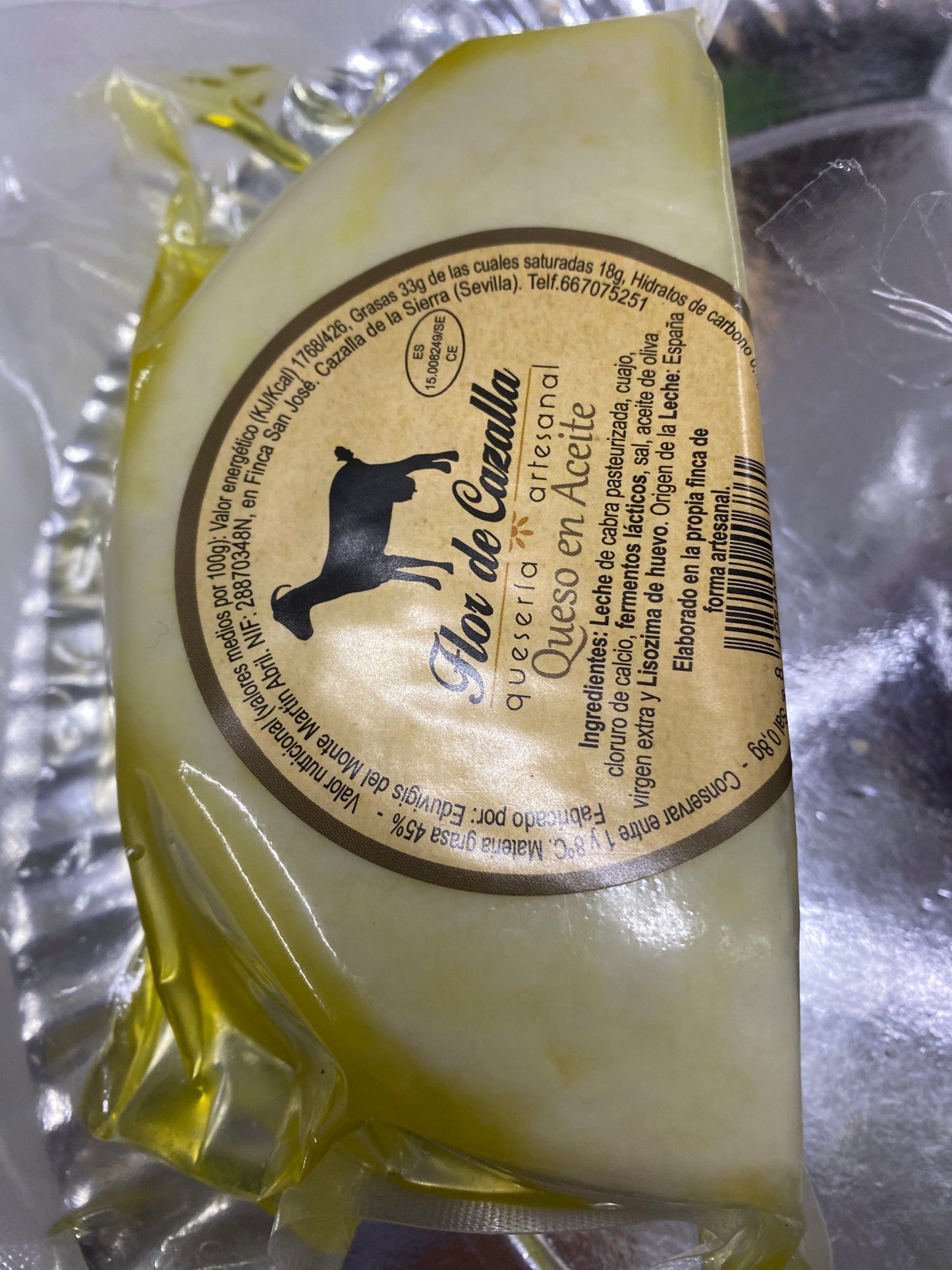 Queso Curado de Cabra- Flor de Cazalla