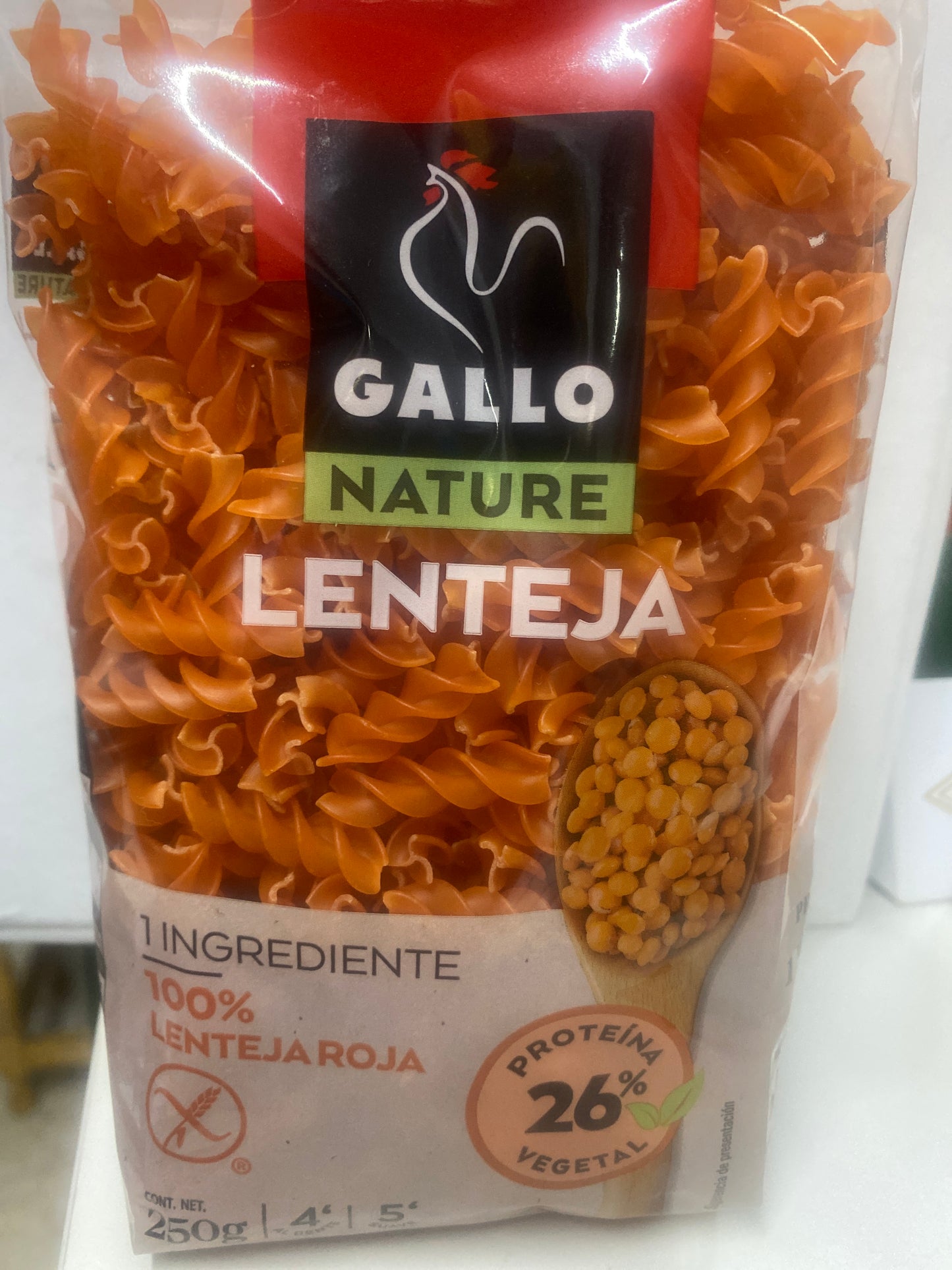 Pastas Integrales de Tenedor- Pastas Gallo