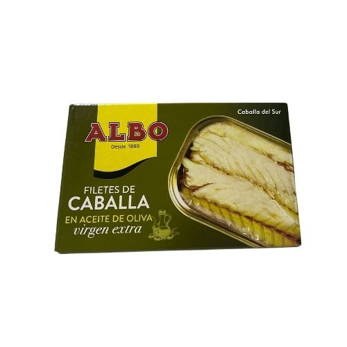 Filetes de Caballa en AOVE Albo