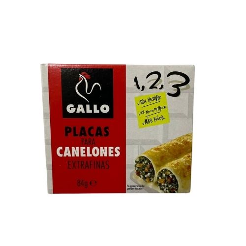 Placas para Canelones- Pastas Gallo