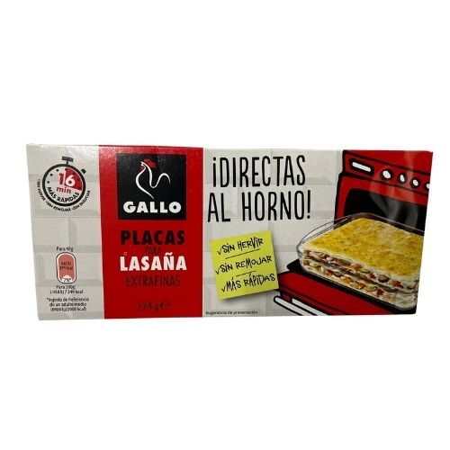 Placas para Lasañas- Pastas Gallo