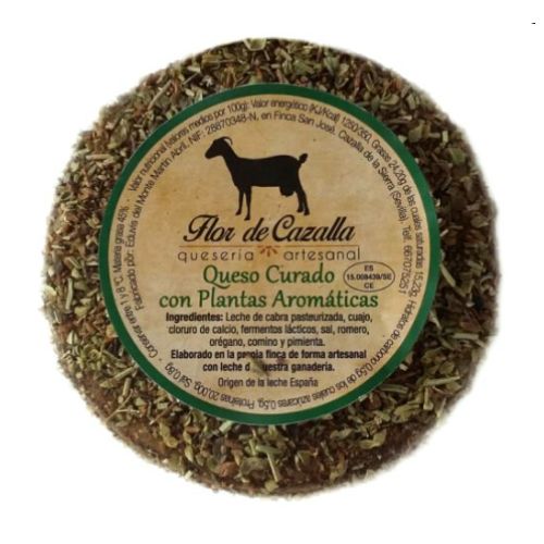 Queso Curado de Cabra- Flor de Cazalla