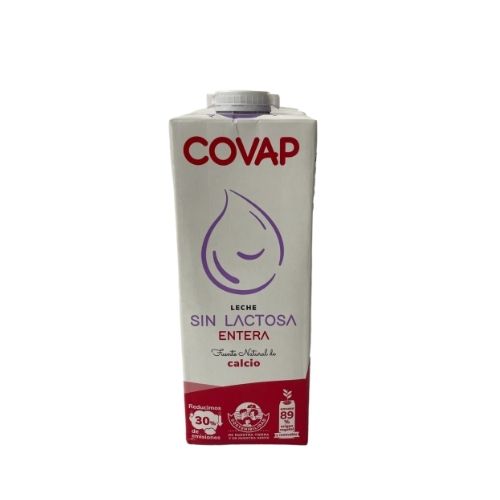 Leche Sin Lactosa Entera y Semi- Covap